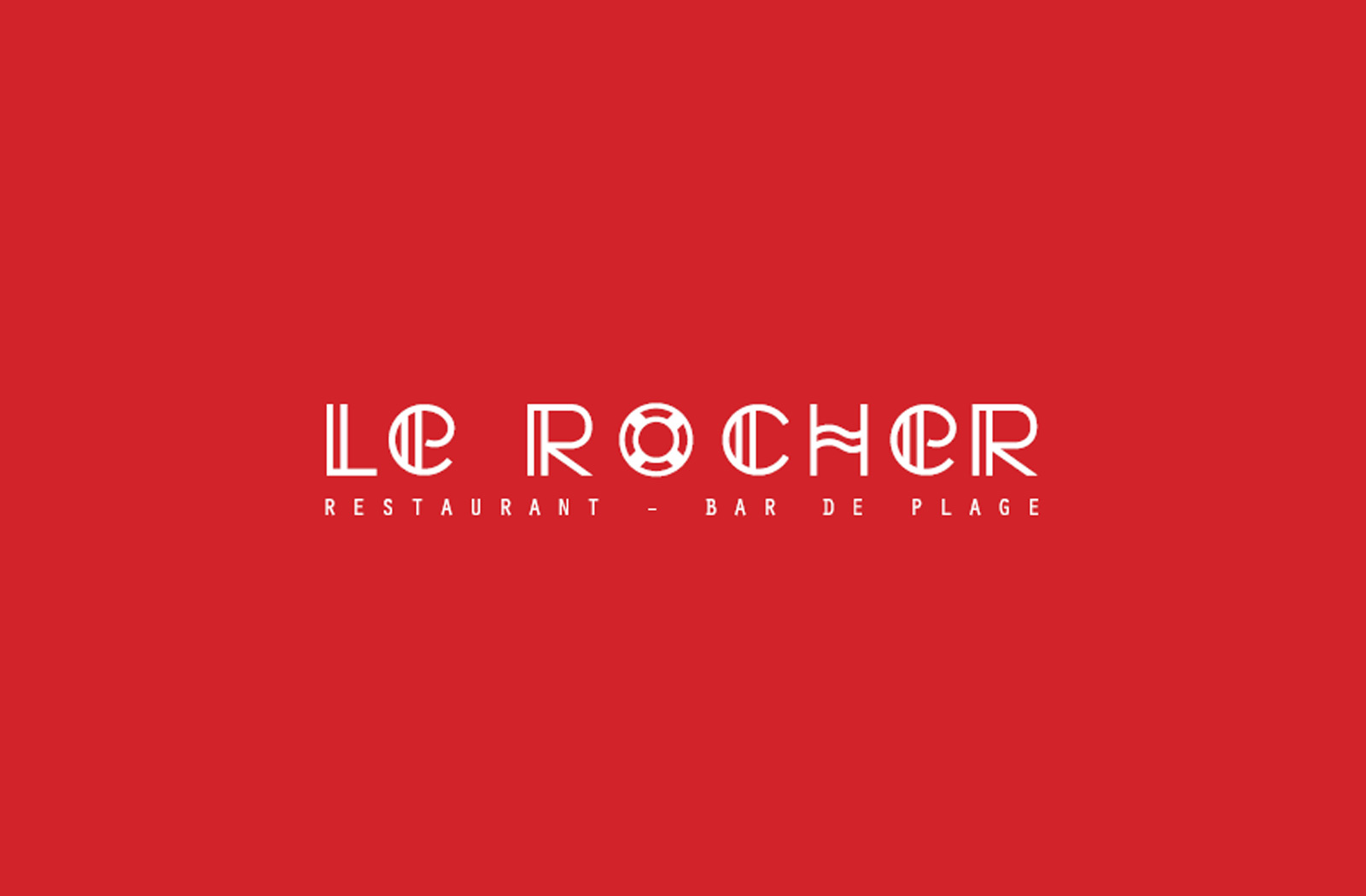 Graphiste Lyon - Logotype et plaquette, Le Rocher- Laurent Pischiutta